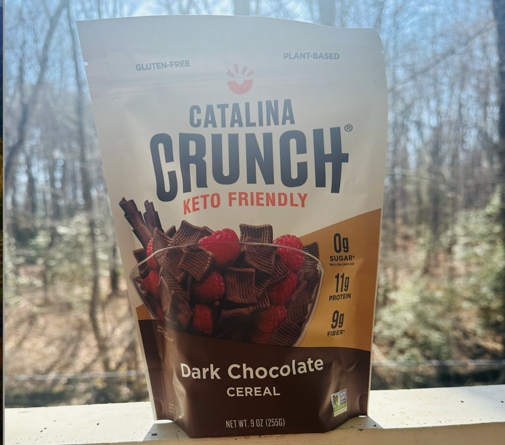 Catalina Crunch Dark Chocolate Cereal.